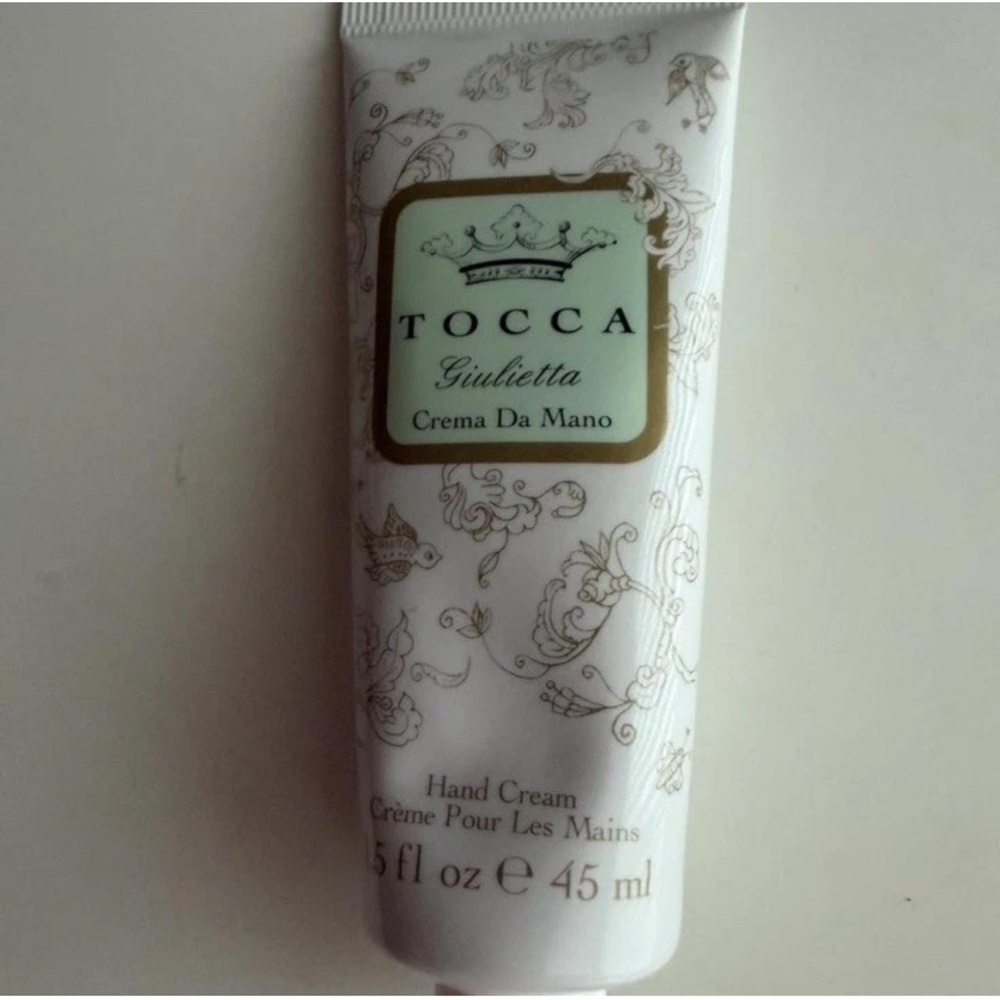 TOCCA Giulietta Hand Cream - White with Mint Label